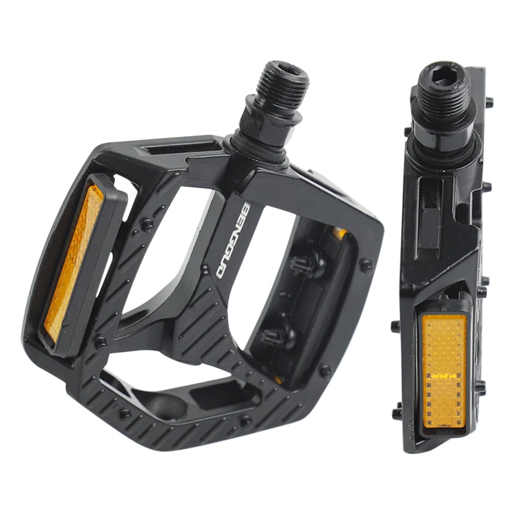 Proberos 2Pcs Mountain Bike Pedals 9/16 Inch Universal Aluminum alloy Wide Flat Pedals for Mountain Bike Anti-slip Flat Pedals Replacement Bike Pedals for Bike Motification Proberos 2Pcs Mountain Bike Pedals 9/16 Inch Universal Aluminum alloy Wide Flat Pedals for Mountain Bike Anti-slip Flat Pedals Replacement Bike Pedals for Bike Motification